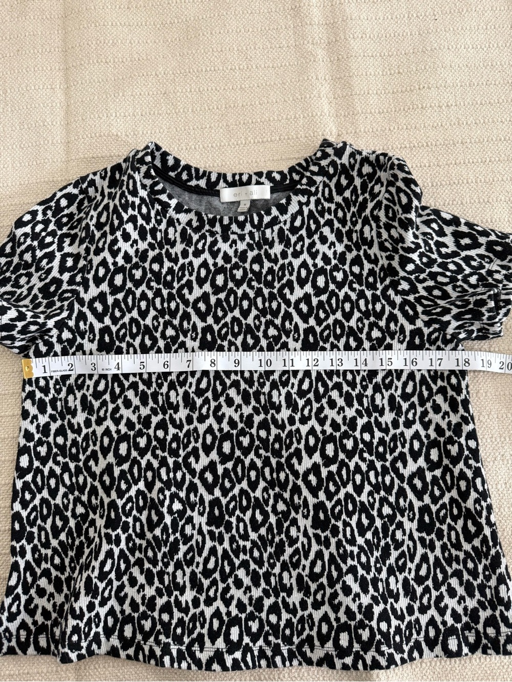 Antropologie Eri + Ali Wild
Leopard Print Black and White Top - Picture 5 of 8
